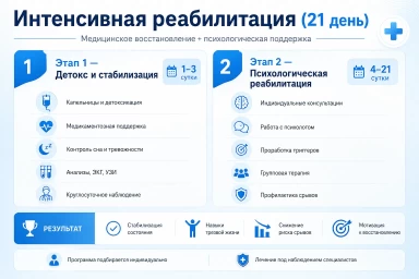Реабилитация за 21 день в Усть-Лабинске